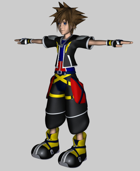 3d sora kingdom hearts model - Sora by TheRPGPlayer